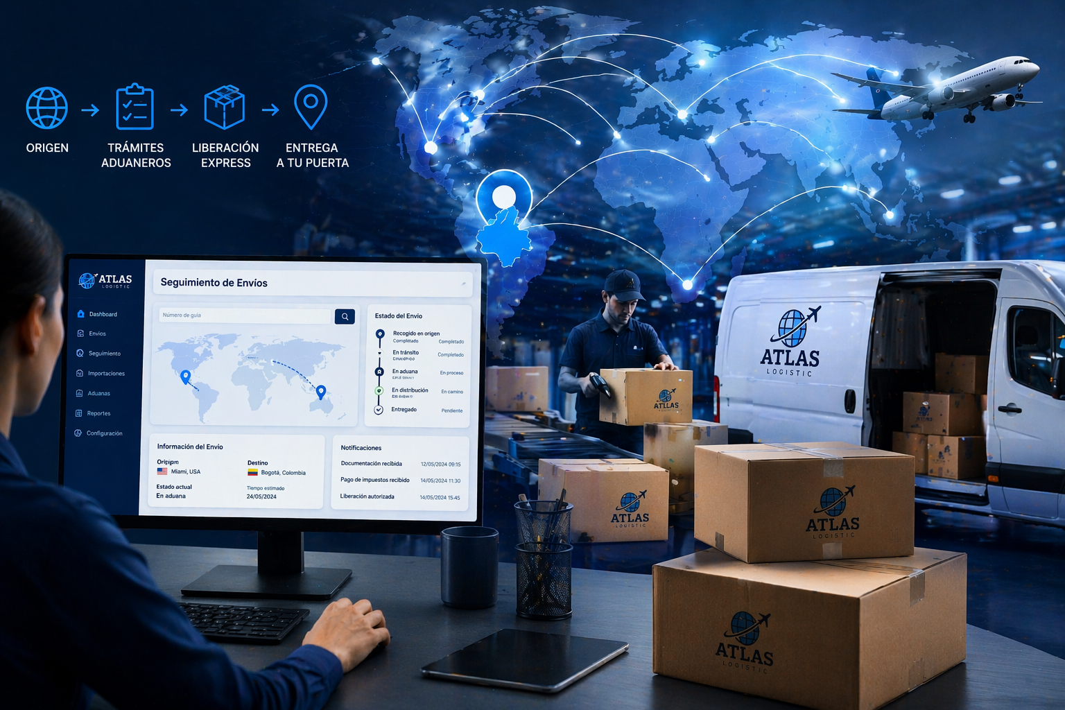 Red global de logística Atlas Logistic